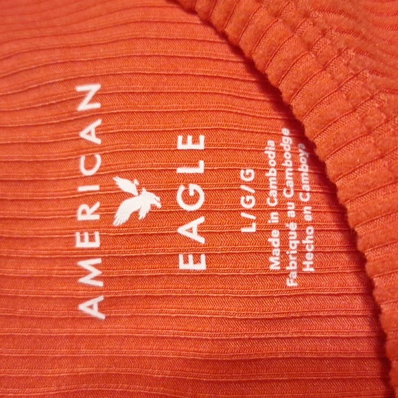 American Eagle Outfitters Women's Red Sleeveless Top - Picture 2 of 6